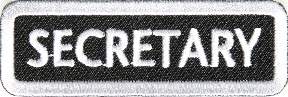 Secretary Patch White