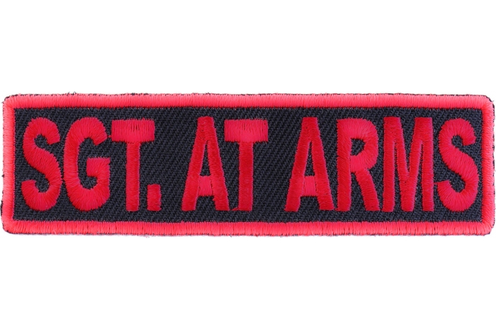 Sgt At Arms Patch