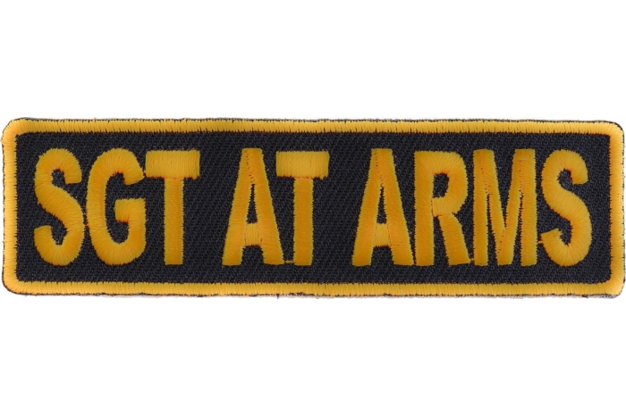Sgt At Arms Patch