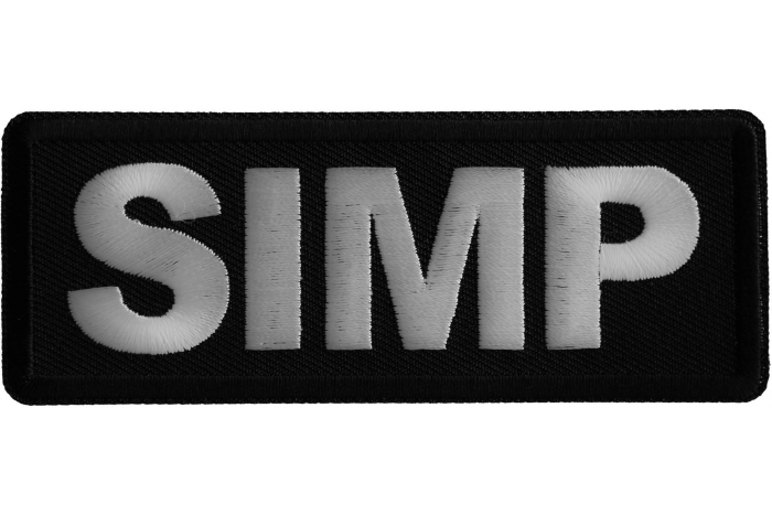 Simp Iron on Patch