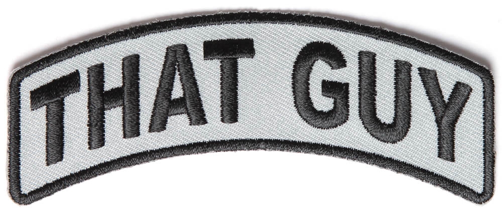 That Guy Rocker Patch Black Gray