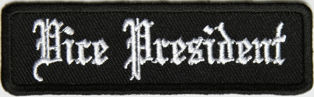 Vice President Patch In Old English