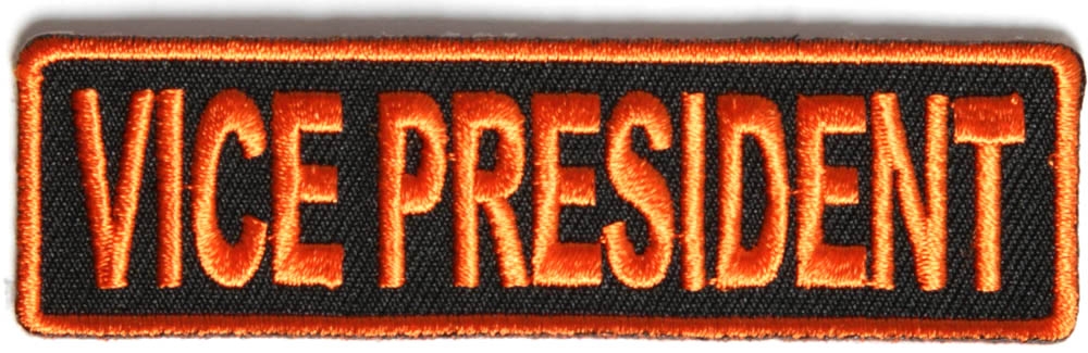 Vice President Patch 3.5 Inch Orange