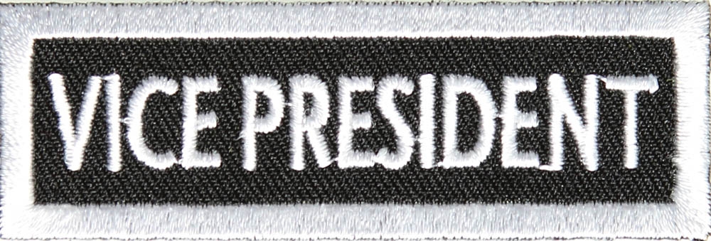 Vice President Patch White