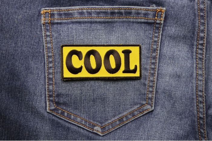 Cool Patch shown on jeans