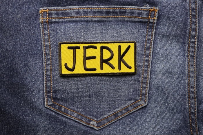 Jerk Patch shown on jeans