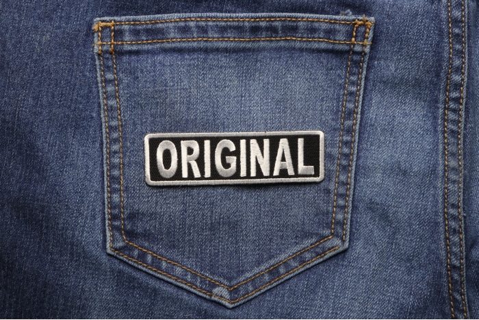 ORIGINAL Patch shown on jeans
