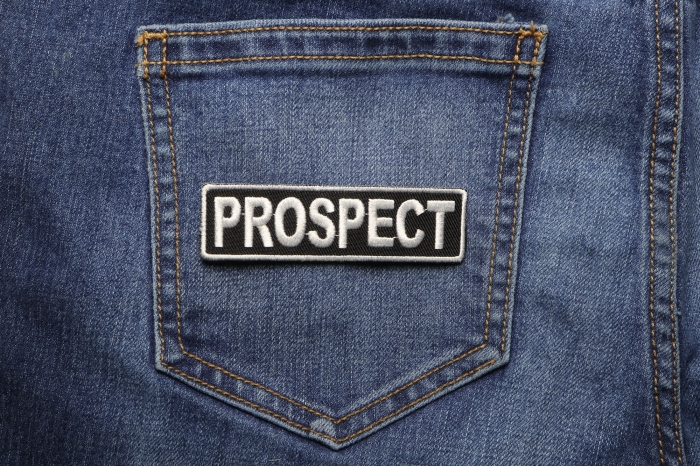 Prospect Patch shown on jeans