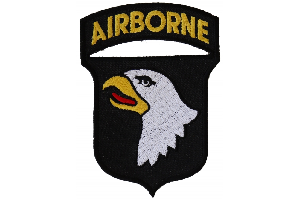 EMBROIDERY SEW/IRON ON PATCH AIRBORNE SCREAMING EAGLE PATCH AIRBORNE 