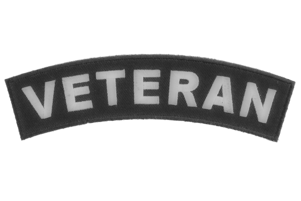 Veteran Medium Size Rocker Patch | Vet Patches -TheCheapPlace