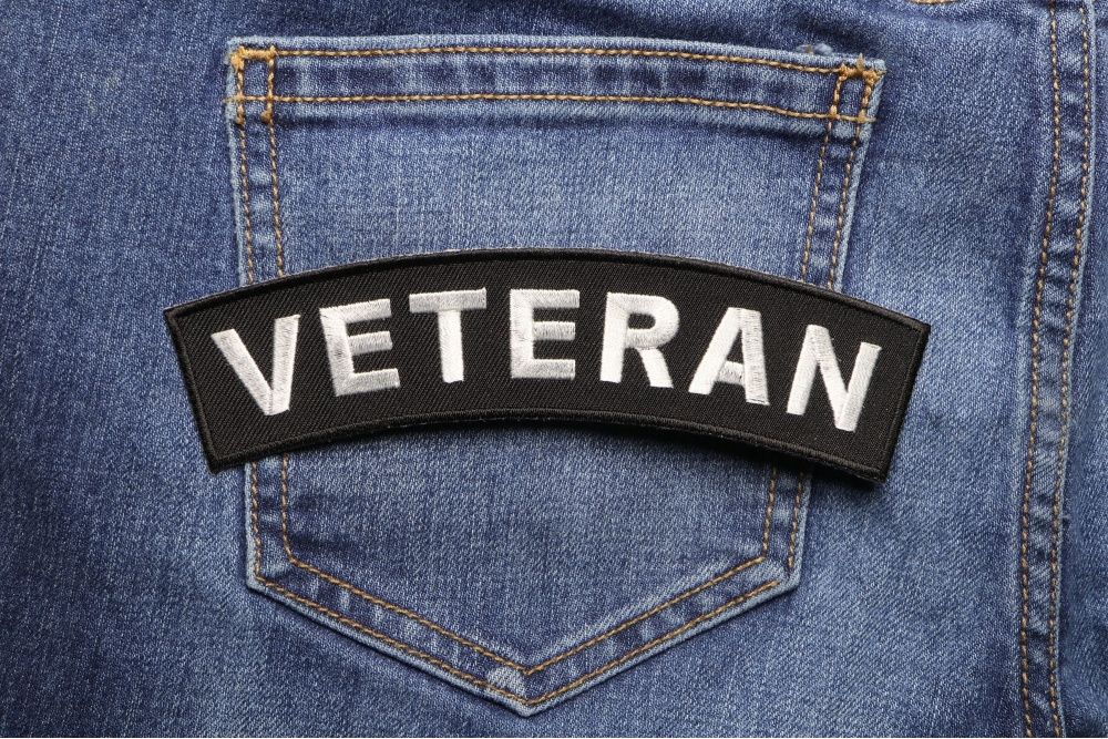 Veteran Medium Size Rocker Patch | Vet Patches -TheCheapPlace