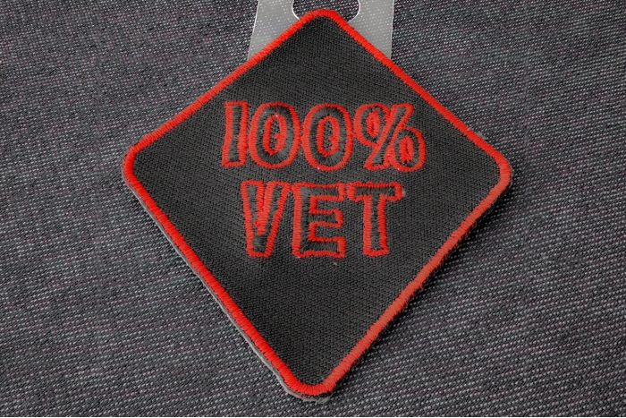 100 Percent Vet Patch diagonal view