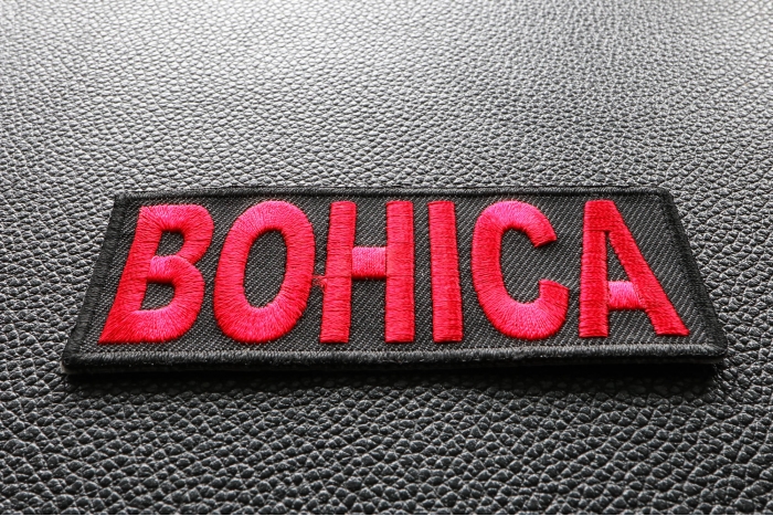 BOHICA Patch diagonal view