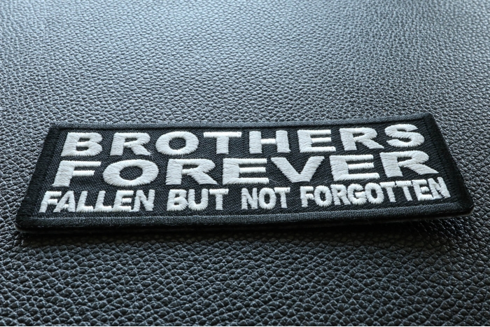 Brothers Forever Fallen But Not Forgotten Patch diagonal view