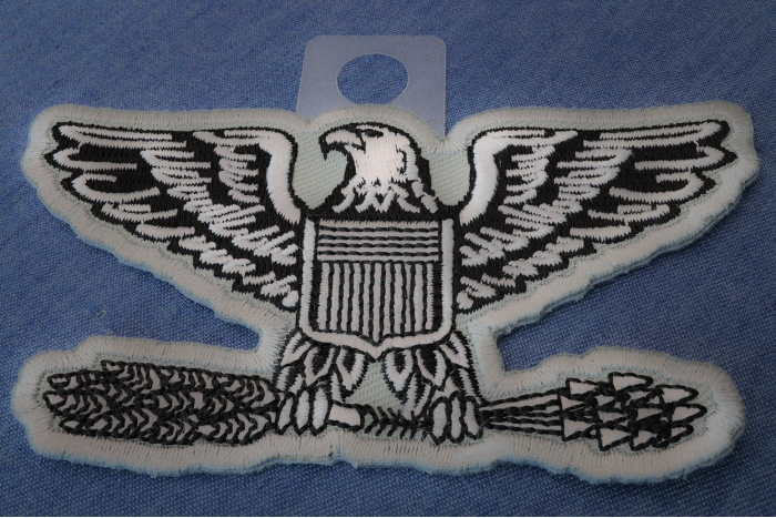Colonel Eagle Insignia Patch diagonal view