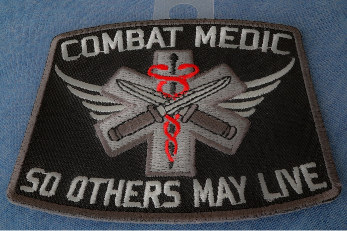 Combat Medic Patch So Others May Live diagonal view
