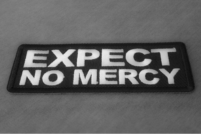 Expect no Mercy Patch diagonal view