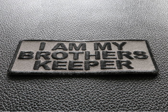 I Am My Brothers Keeper Patch diagonal view