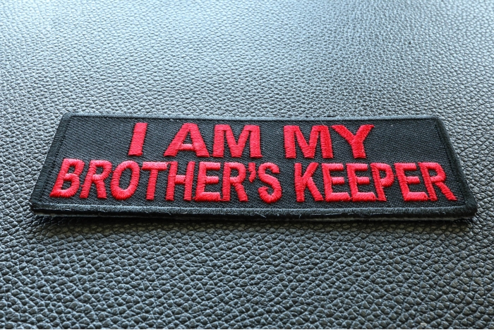 I Am My Brother's Keeper Patch diagonal view