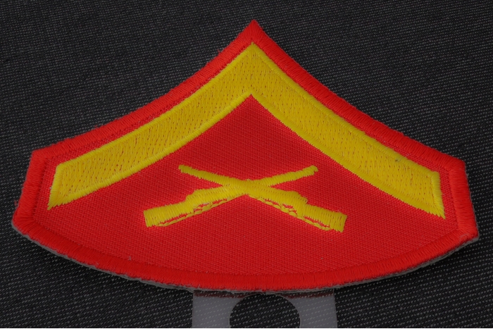 Lance Corporal Patch diagonal view