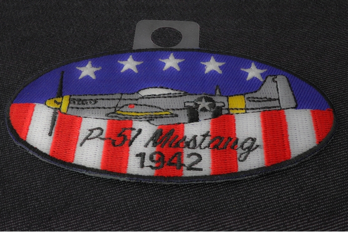 P-51 Mustang 1942 Patch diagonal view