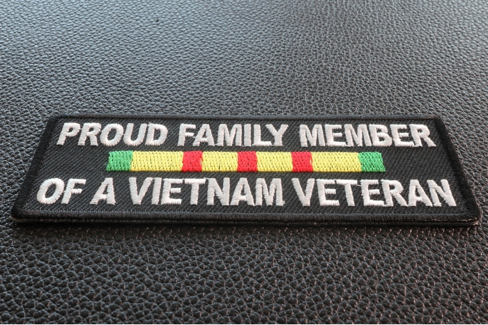 Proud Family Vietnam Vet Patch diagonal view