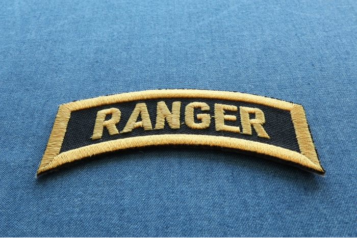 Ranger Rocker Patch diagonal view
