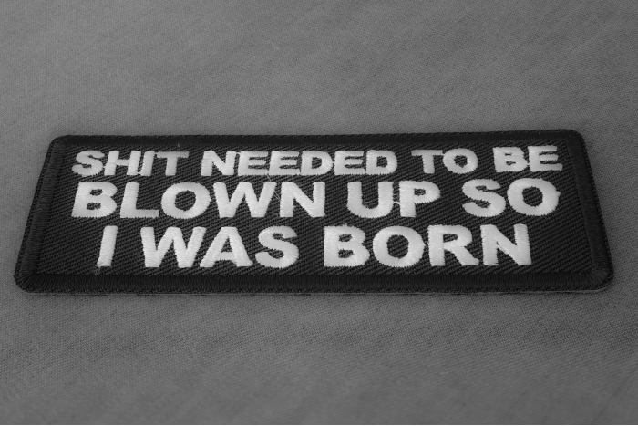 Shit needed to be blown up so I was born patch diagonal view