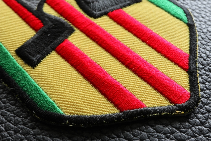 Spartan Helmet Vietnam Vet Iron on Patch Spartan Helmet Vietnam Vet Iron on Patch diagonal view