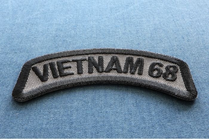 Vietnam 1968 Patch diagonal view
