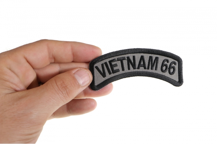 Vietnam 1966 Patch shown on hand for size comparison