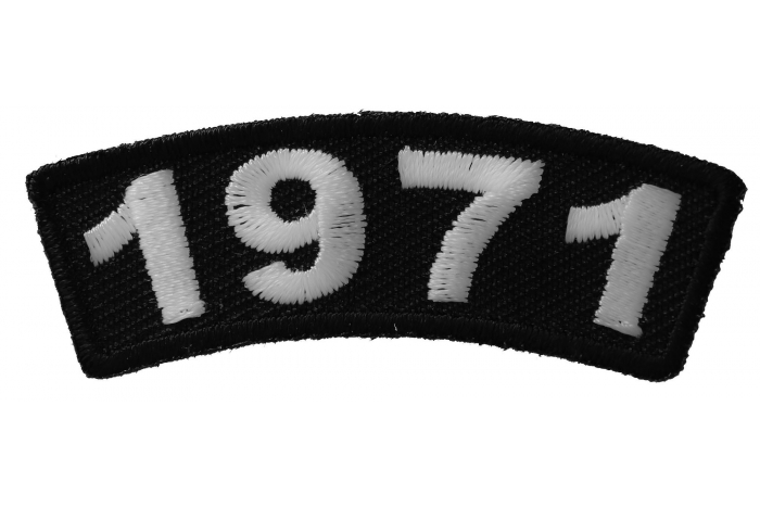 1971 Year Patch