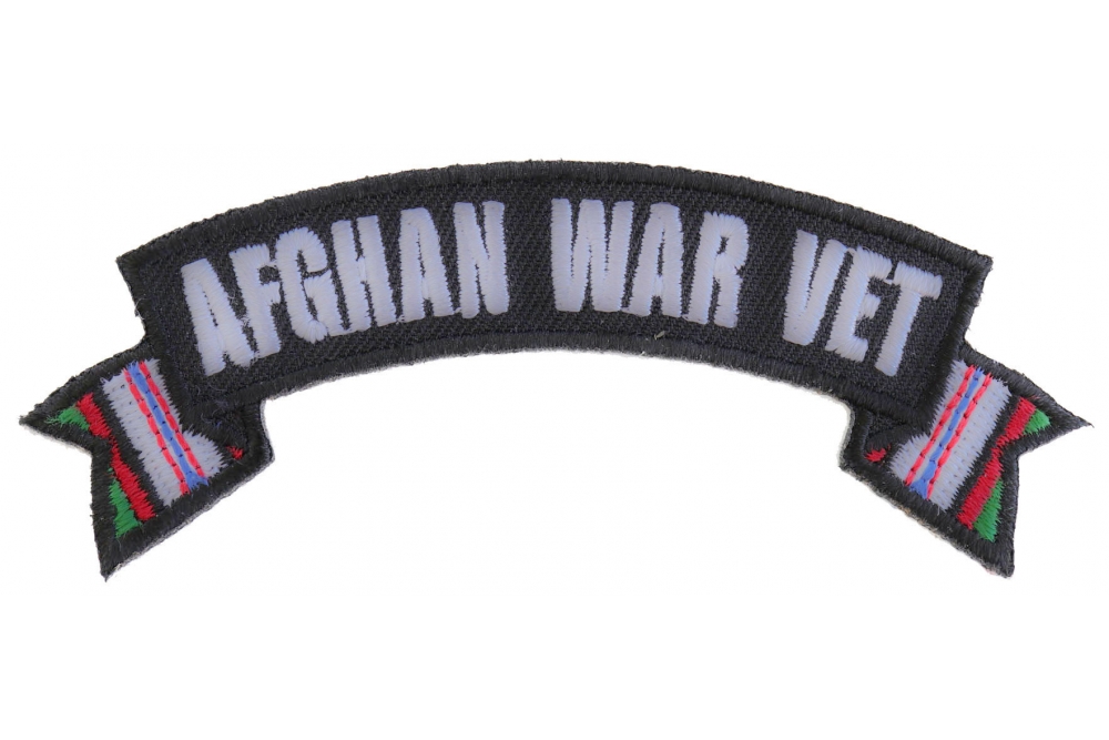 Afghan War Vet Small Ribbon Rocker