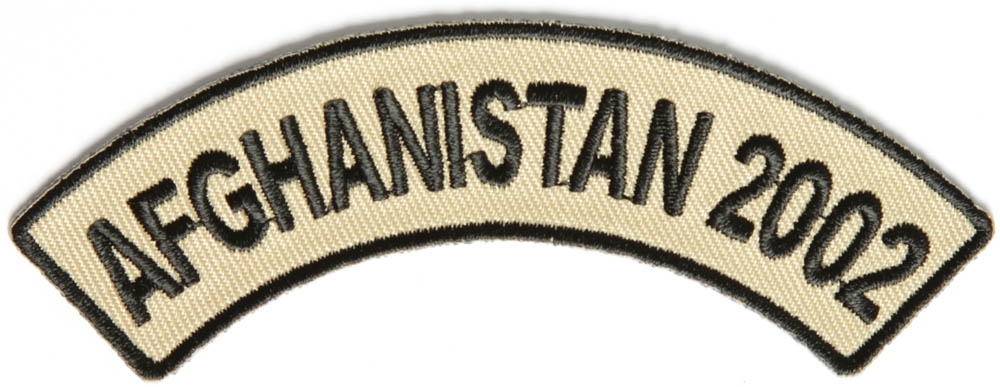 Afghanistan 2002 Rocker Patch