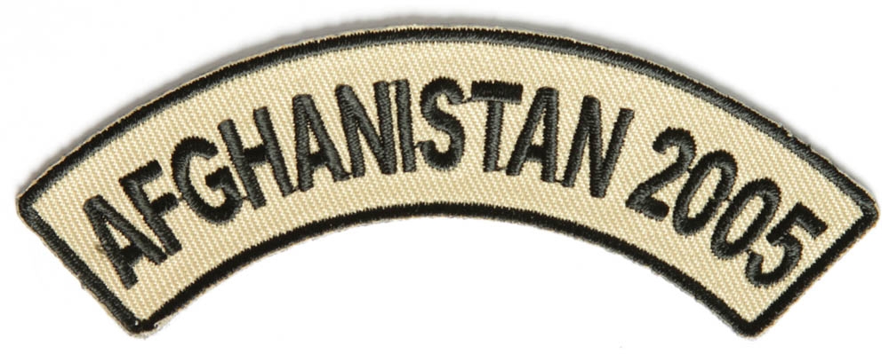 Afghanistan 2005 Rocker Patch