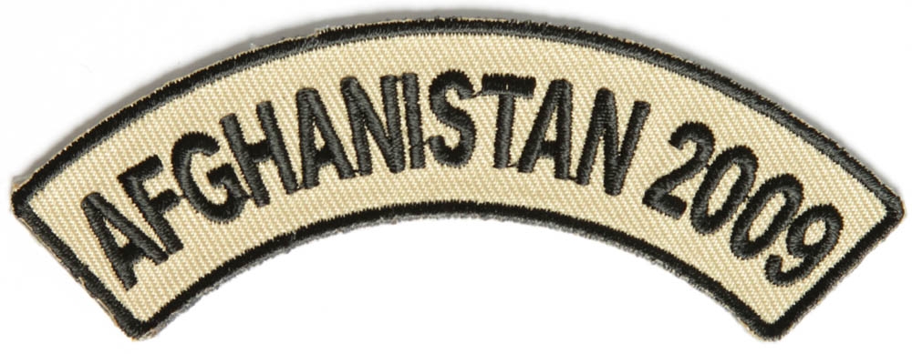 Afghanistan 2009 Rocker Patch