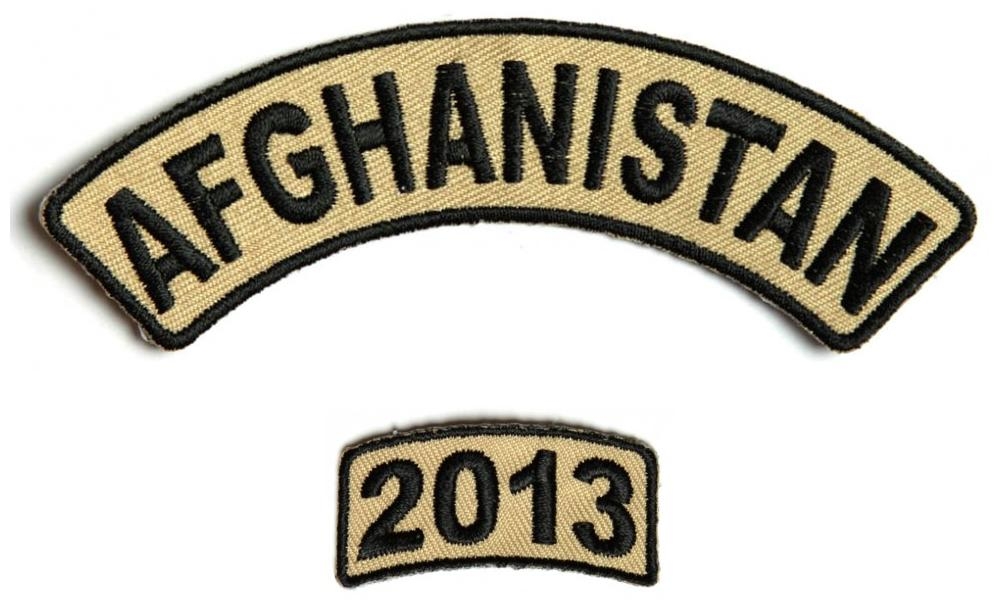 Afghanistan 2013 Rocker Patch 2 Pieces