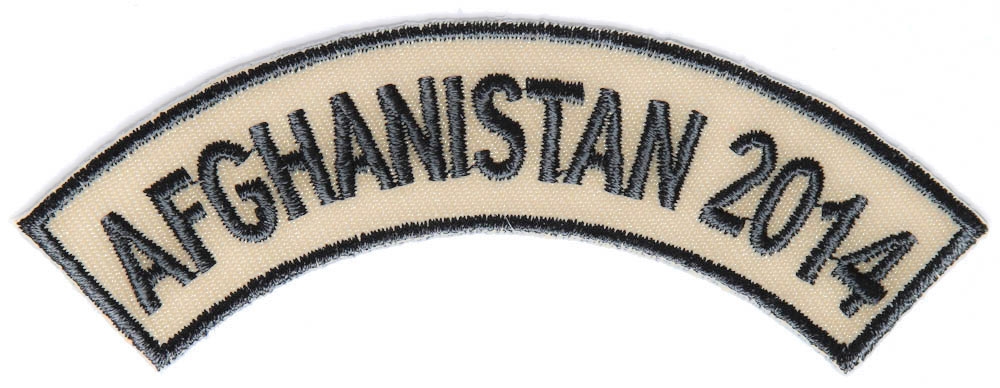 Afghanistan 2014 Rocker Patch