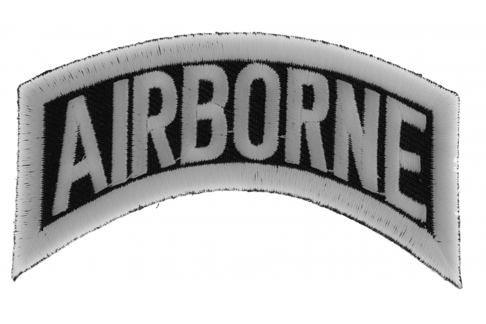 Airborne Small Rocker Patch