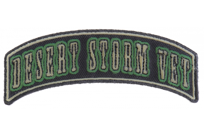 Desert Storm Vet Rocker Small Patch