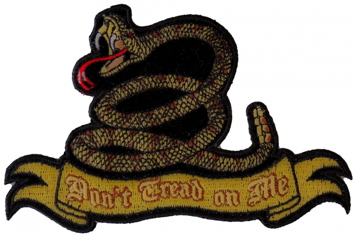 Don't Tread On Me Snake Patch Small