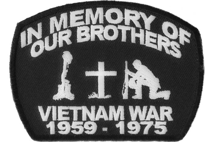 In Memory Of Our Brothers Vietnam War Patch