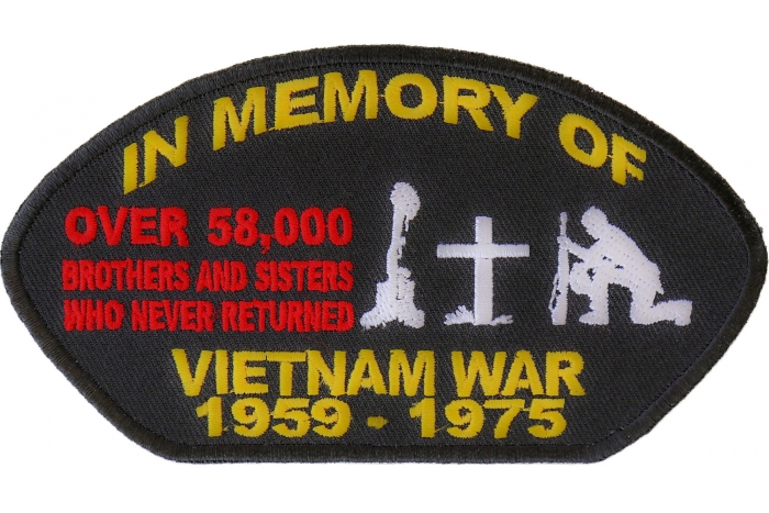 In Memory Of Vietnam Cap Patch