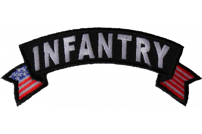 Infantry Small Flag Rocker Patch