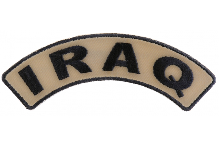 Iraq Small Arm Rocker Patch