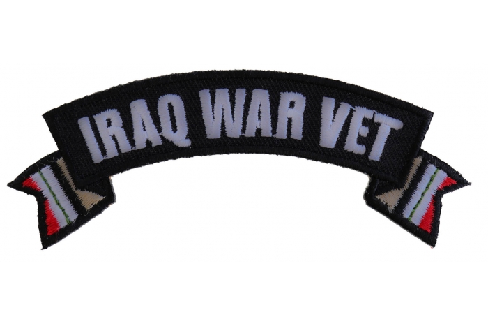 Iraq War Vet Ribbon Small Rocker
