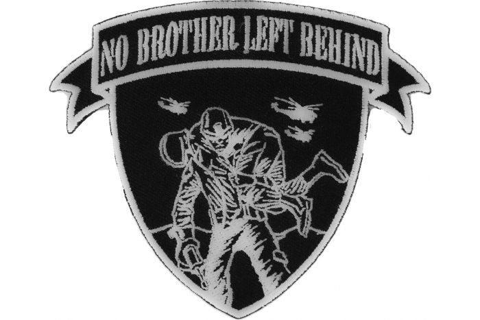 No Brother Left Behind Soldier Patch Soldier carrying Soldier