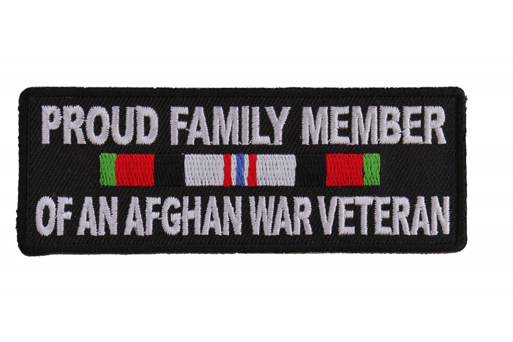 Proud Family Afghan War Vet Patch