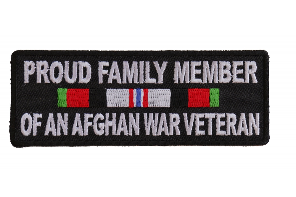 Proud Family Afghan War Vet Patch
