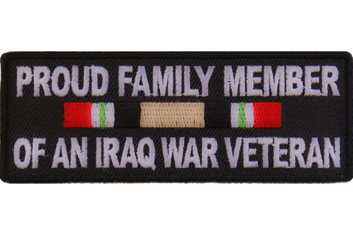 Proud Family Iraq War Vet Patch